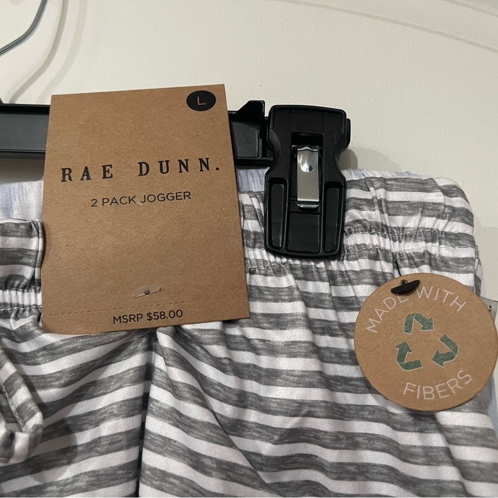 2 Pack Rae Dunn Jogger/ Sleep Shorts NWT - Picture 3 of 6